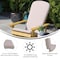 Flash Furniture Red Adirondack Chairs with Cream Cushions, 2PK 2-JJ-C14501-CSNCR-RED-GG - alternate 3